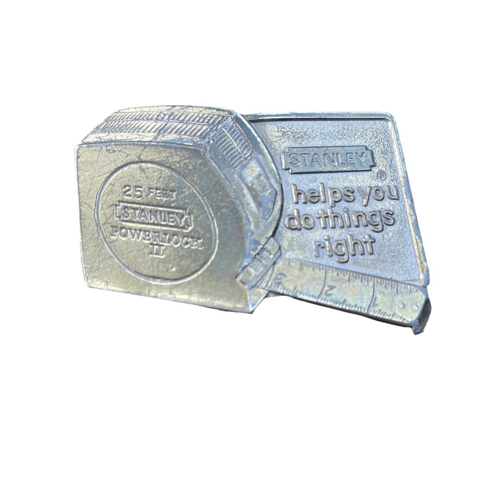 Stanley Works Belt Buckle- Limited Commemorative Series-1980 Stanley Power Lock